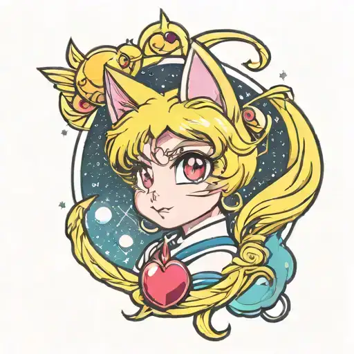 Sailor Moon's Cat Luna