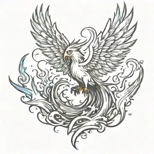 Phoenix Rising From The Ashes