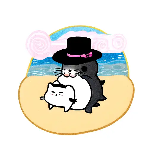 Seal Animal In A Tophat