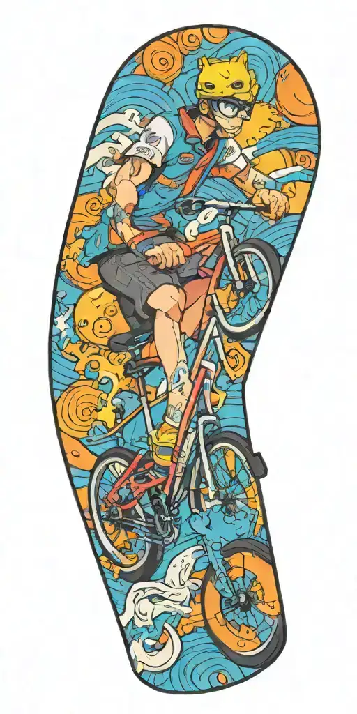 Mr Mike On A Bicycle