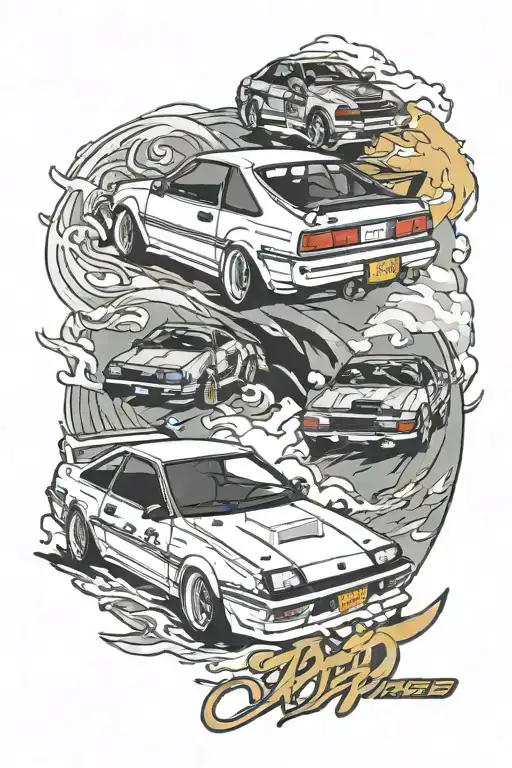 Toyota Ae86 Sprinter Trueno Spinyer Apex Initial D