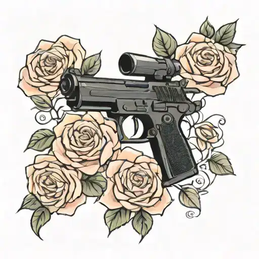 Rose And Machine Gun