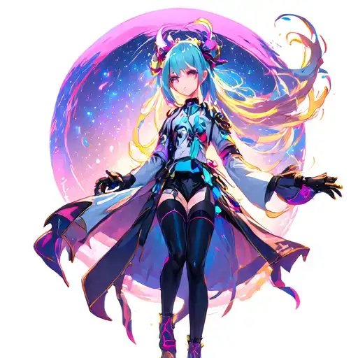 Acheron Honkai Star Rail Scene With Vibrant Colors