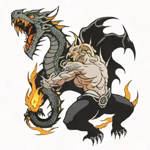 Dragon Breathing Fire