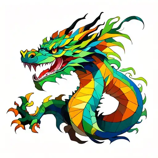 Dragon Geometric Shape