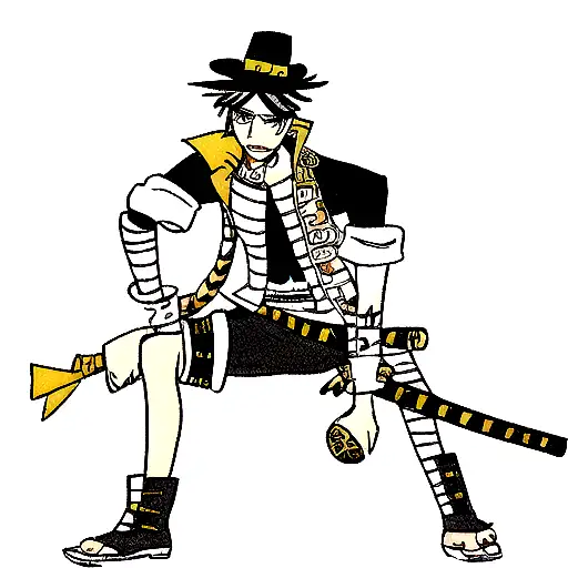 Trafalgar Law Sword Hat Jolly Rodger