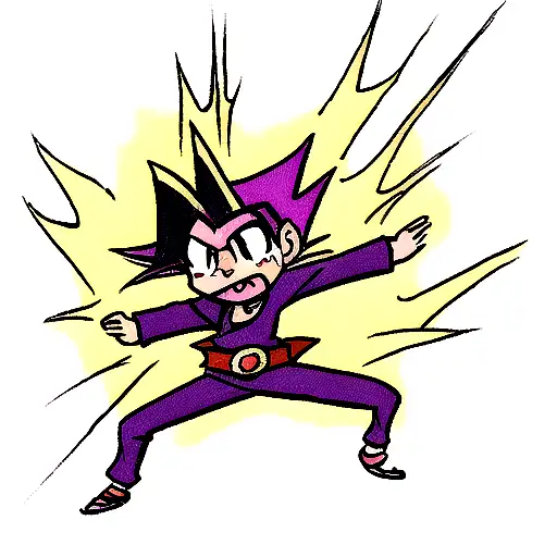 Yugi Itadori Black Flash Scene