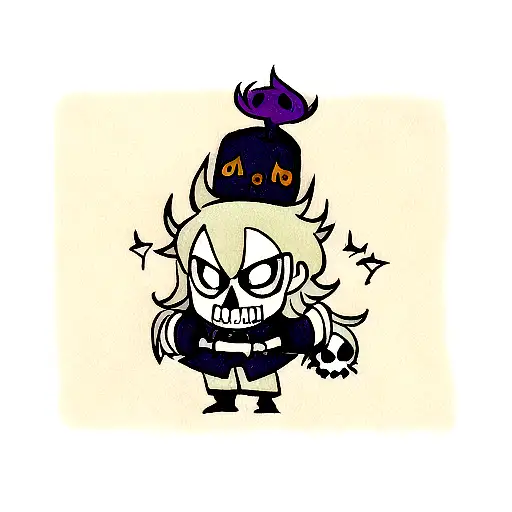 Warrio Skull Evil With Hat