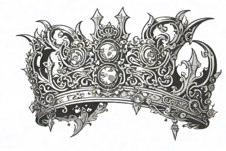 S Is My Queen Crown Made Entirely Of Intricate