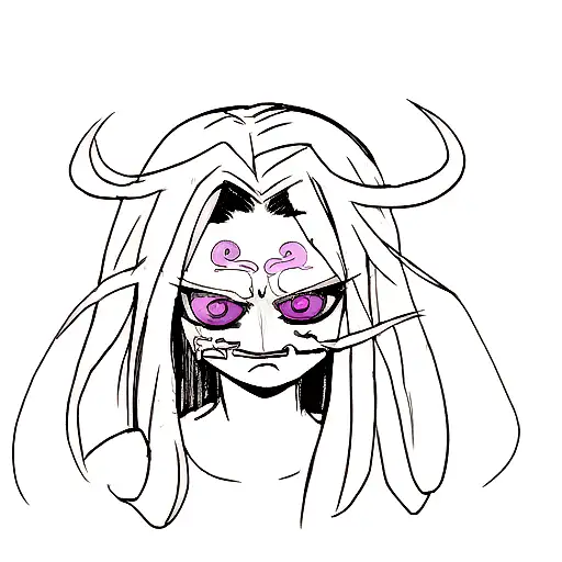 Medusa With Mask Split Half Crying Half Angry