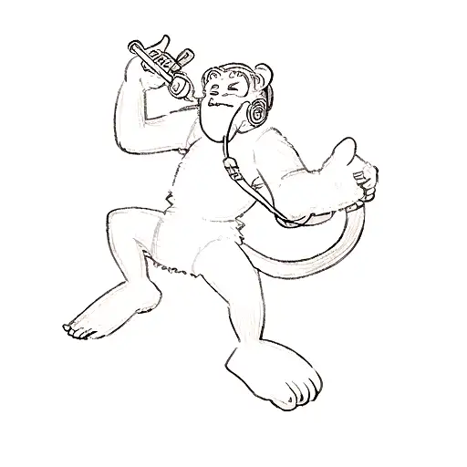 Monkey With Microphone