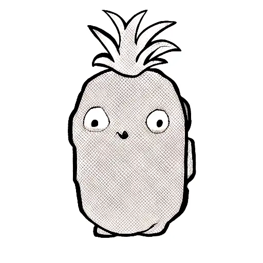 Pineapple Bad Cartoon