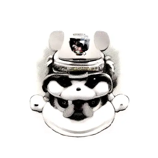 A Realistic Depiction Of A Pisncher Dog Dressed As A Video Game Character