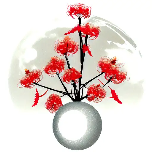 Cluster Amaryllis And Moon