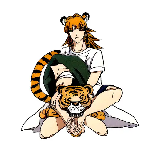 Virgo With Skull And Dragon And Tiger And Bear