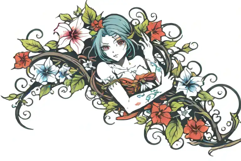 Bloody Morning Glory Vine