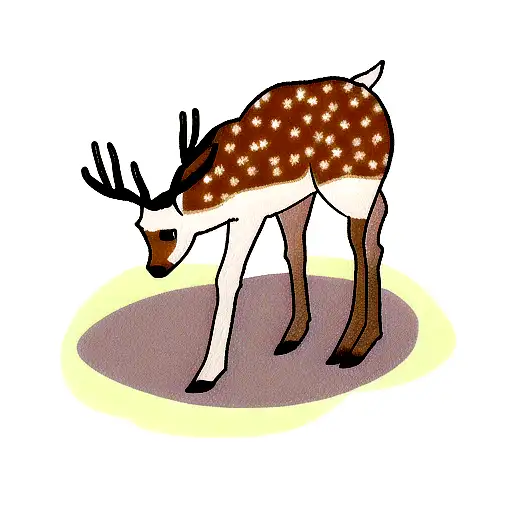 Deer In Color