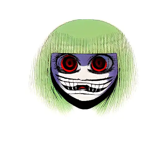 A Scary Anime Girl By Junji Ito