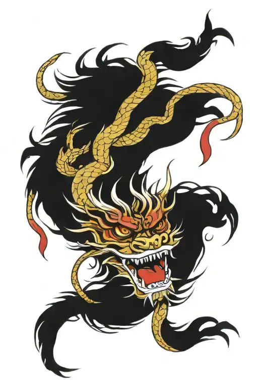 Japanese Dragon Head Dancer Head