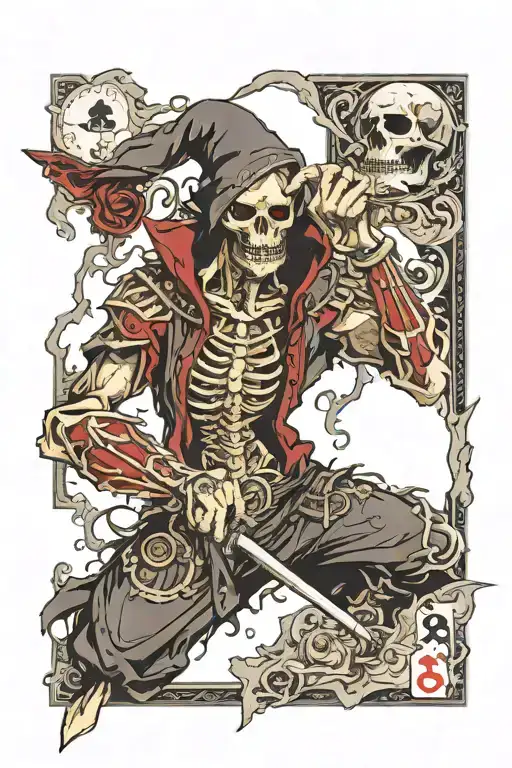 Card Death Death Stands