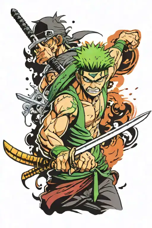 Zoro Attacking