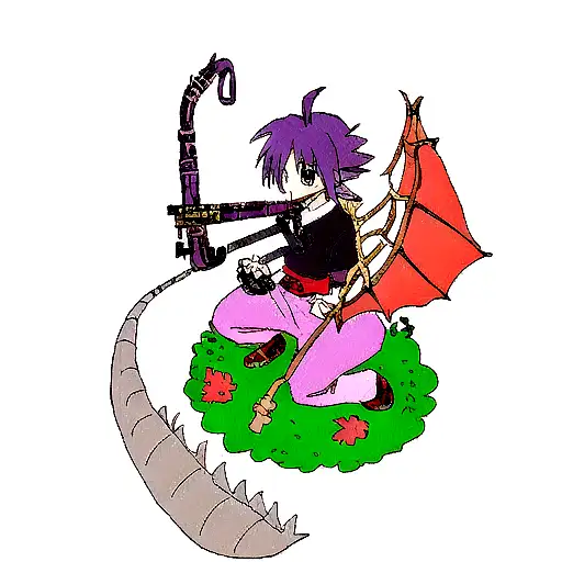 Dragon With Clarinet