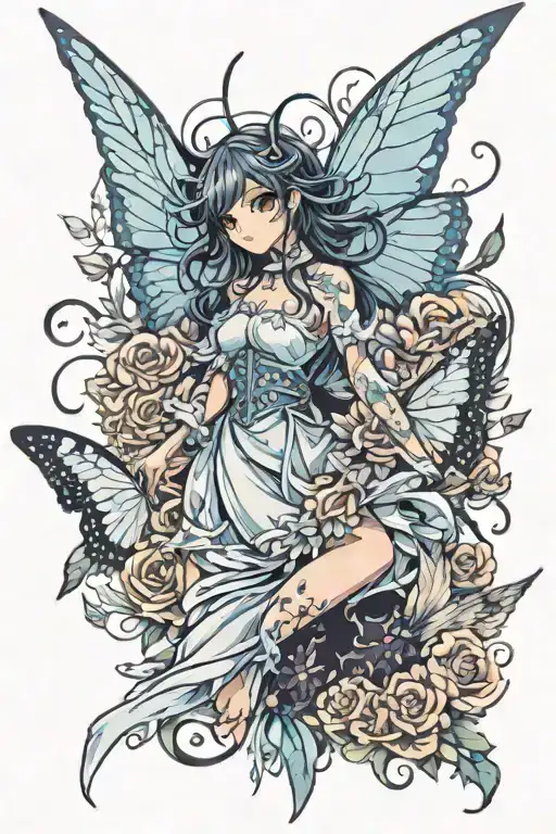 Butterfly Angel And Demon