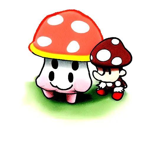 Mario With Mushroom
