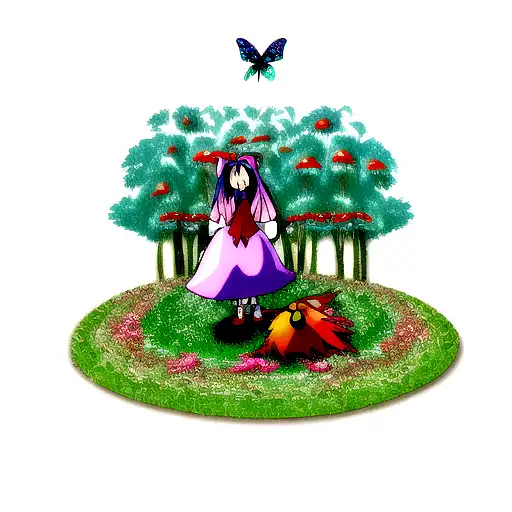 Psychedelic Forest Alice And Wonder Land Midnight Gospel Bugs Life