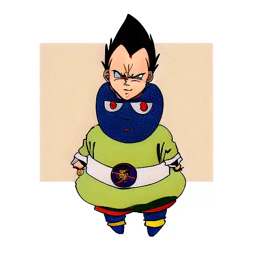 Messi Dressed Up As Vegeta In Namek