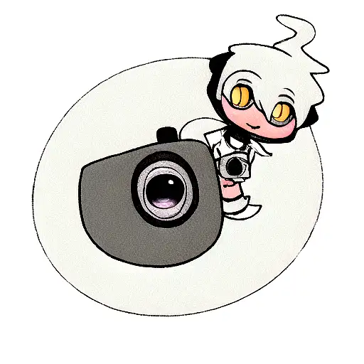Black Female Ghost With A Camera Named 'Abby'