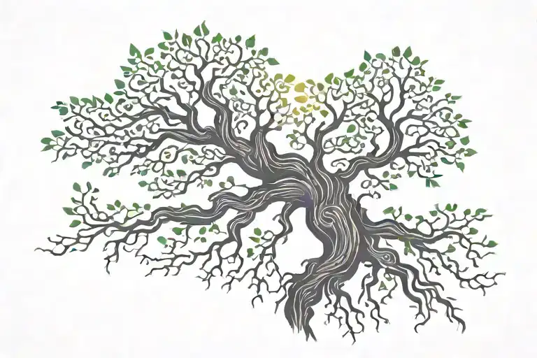 Tree Of Life With Roots