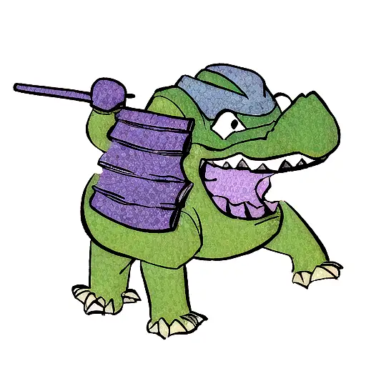 Alligator With Football And Helmet