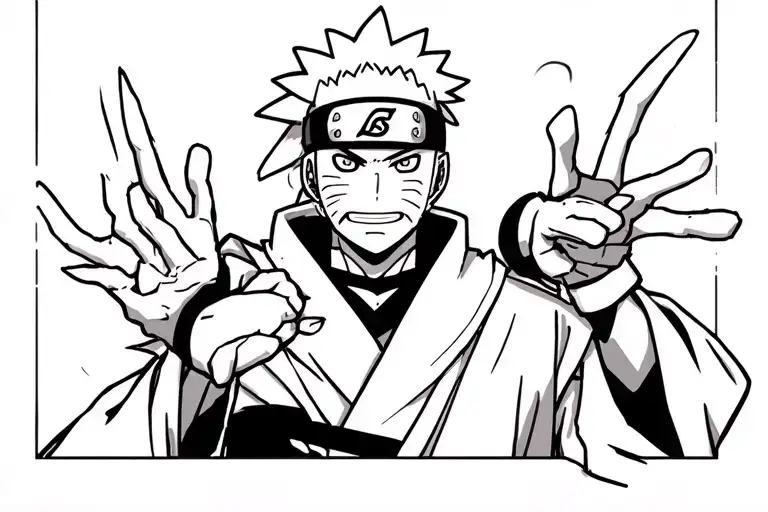 Jiraiya Character From Naruto And Hisoka Covering