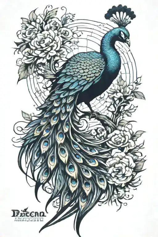 World Best Peacock Masculine Tattoo Design Inspired