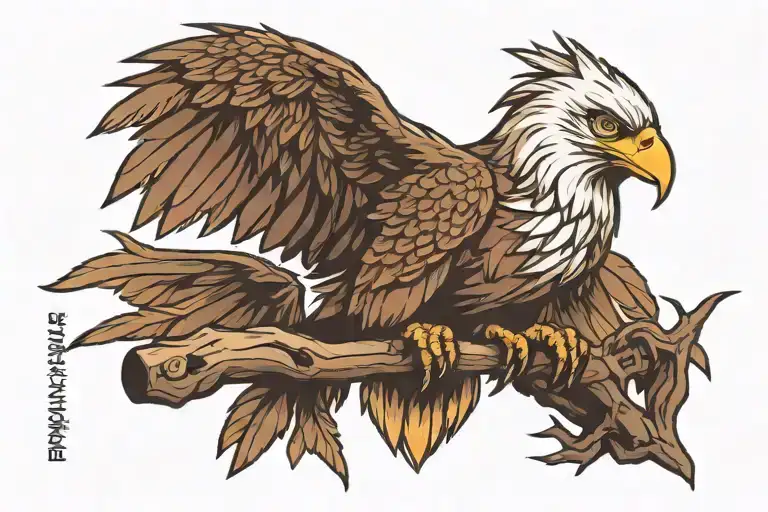 Eagle Perched