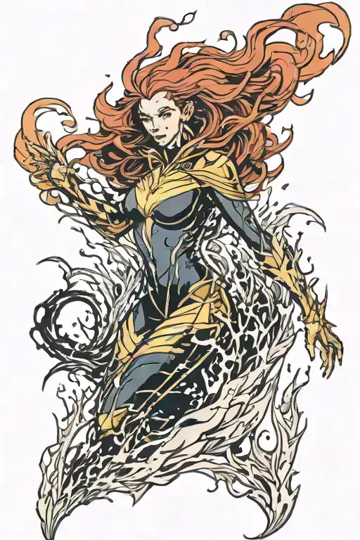 Dark Phoenix Rising From The Ashes