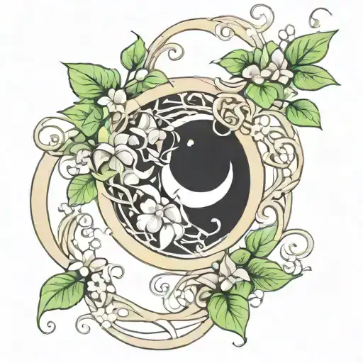 Crescent Vine Of Morning Glory