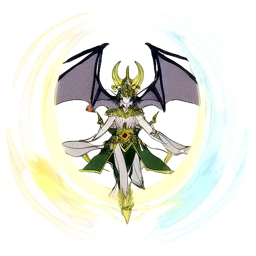 An Ethereal Dragon As A Godly Being With Omnipotent Powers At The Centre Of The Univer