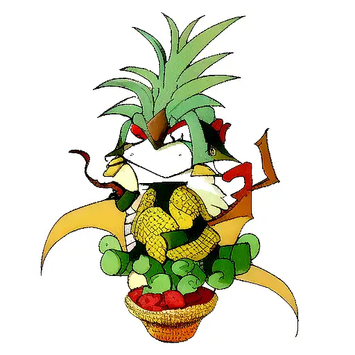 Dragon With Ananas