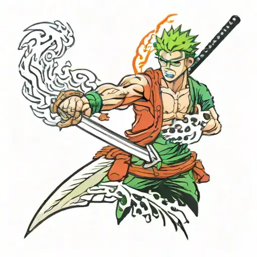 Zoro And Fire