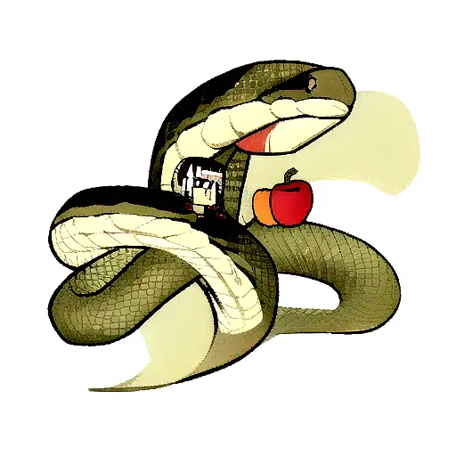 Snake With Apples
