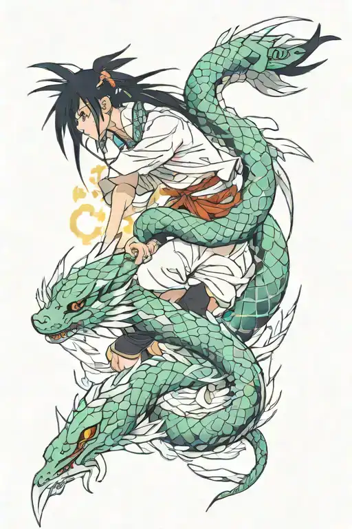 Haku From Chigiro's Journey