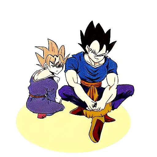 Vegeta And Goku