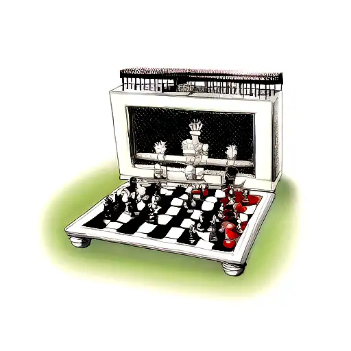 An Intense Game Of Chess With Punk Rock Elements