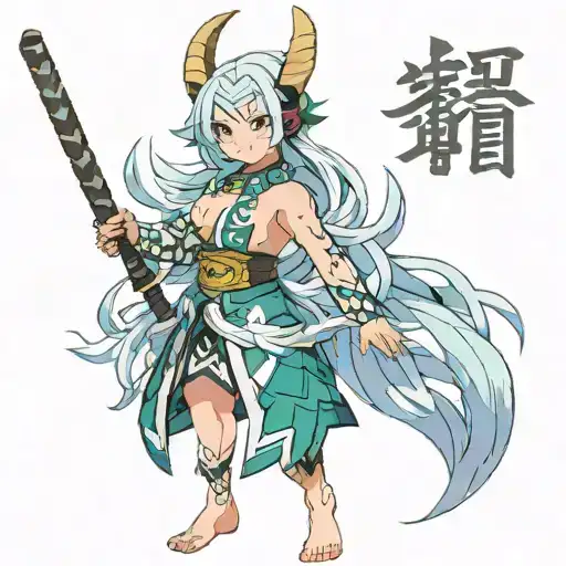 Nude Daki From The Anime Demon Slayer Blade