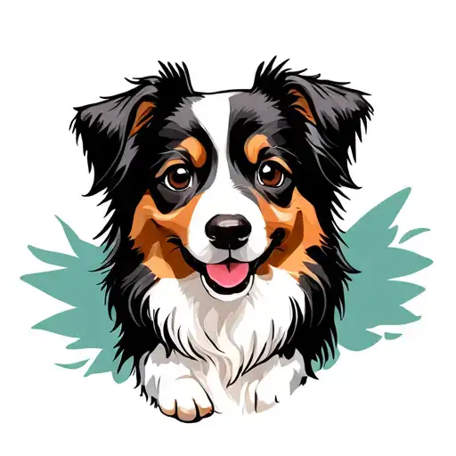 Cute Dog Australian Shepperd