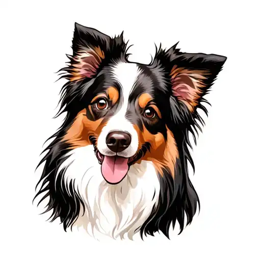 Cute Dog Australian Shepperd
