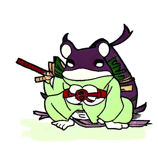 Samurai Frog