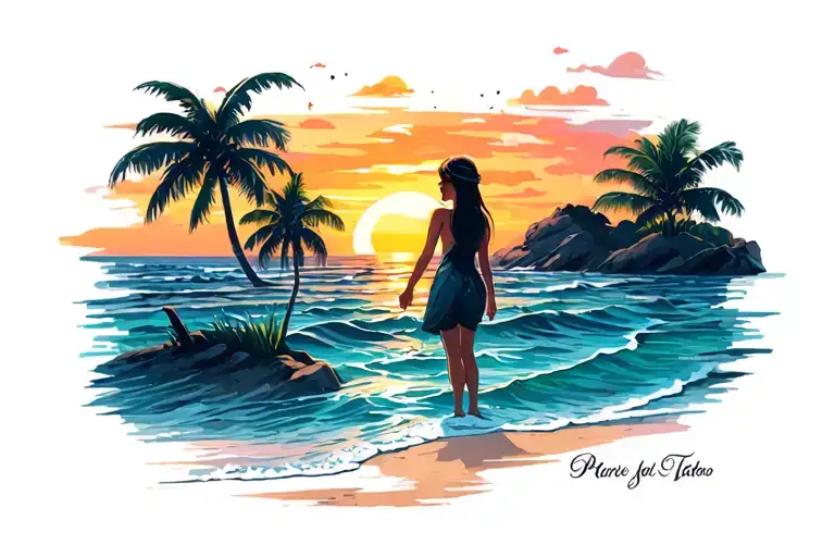 Magical Sunrise At The Beach Sunset